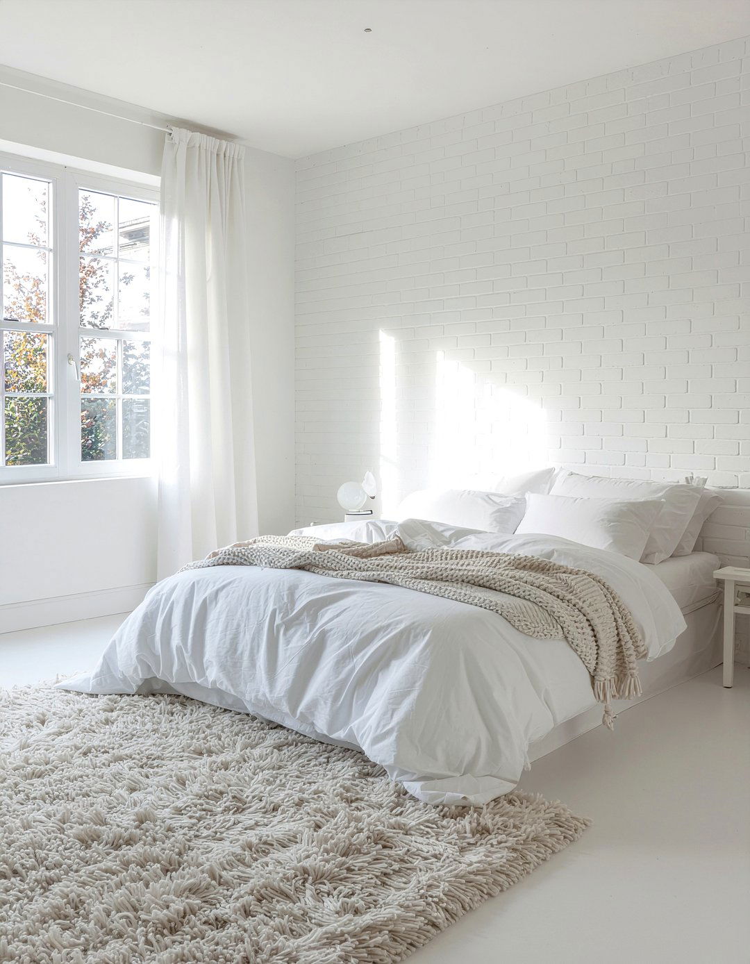 All White Bedroom - 30 bedroom decor ideas