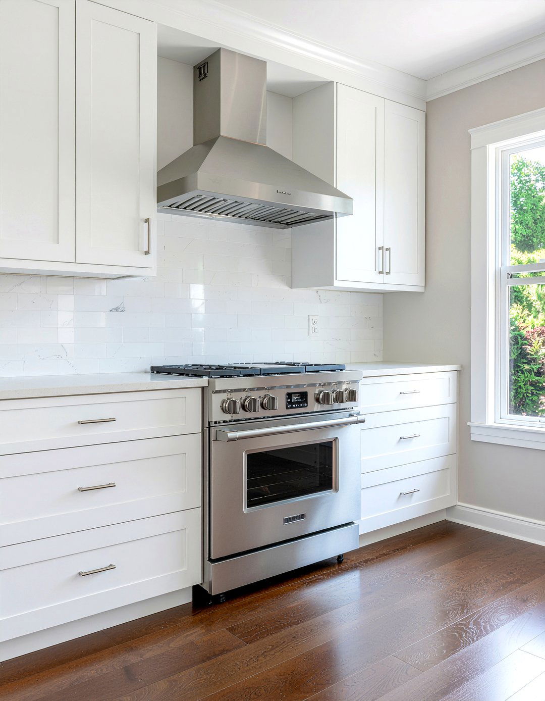 All White Kitchen - 30 panel-ready dishwasher kitchen ideas