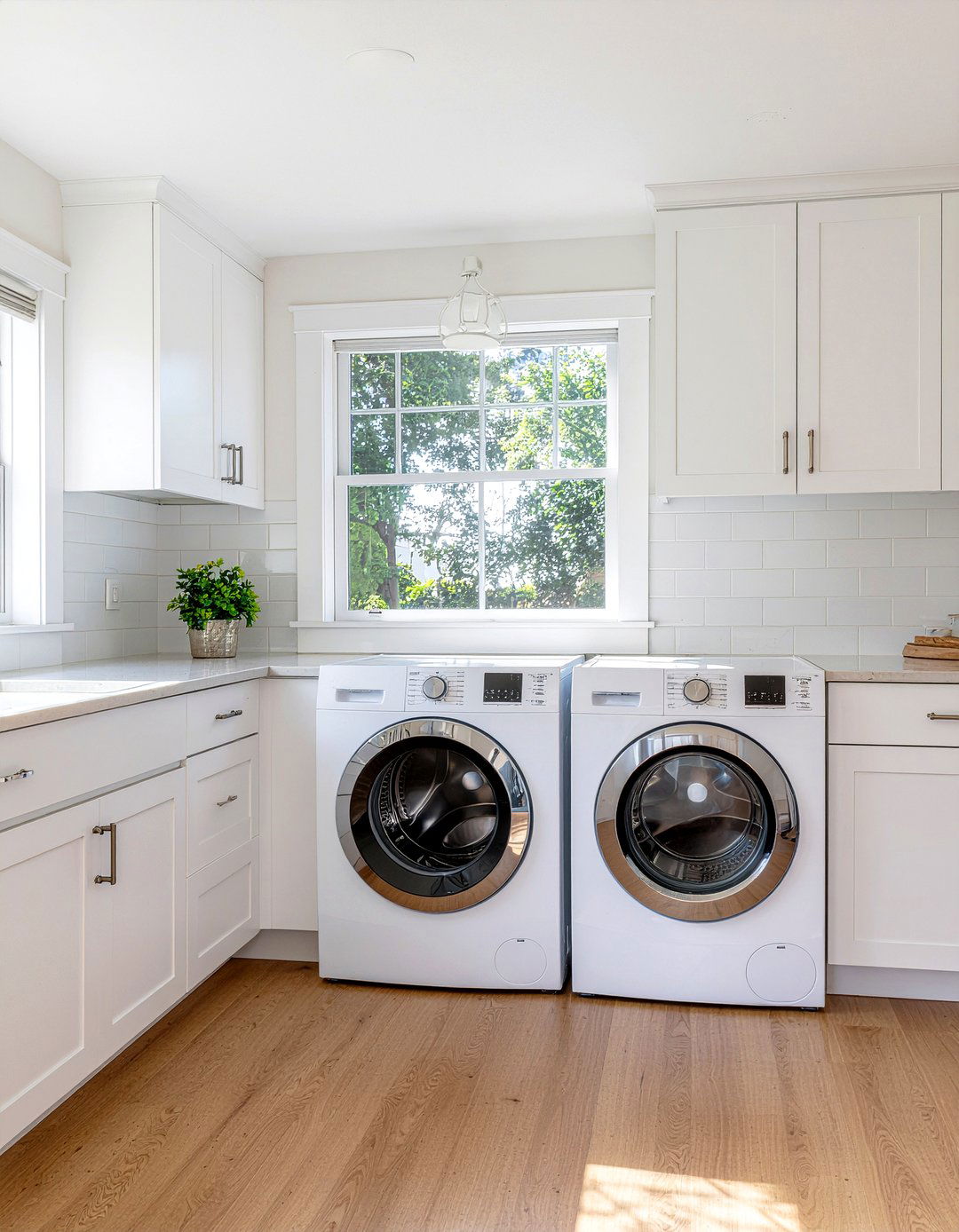 All White Kitchen Laundry Combo - 30 kitchen laundry combo ideas