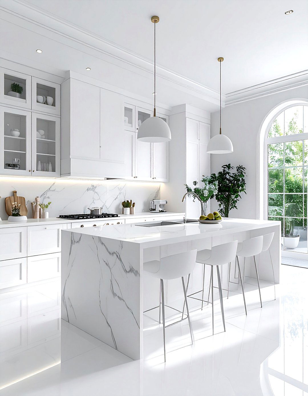 All White Kitchen - 30 bright white kitchen ideas