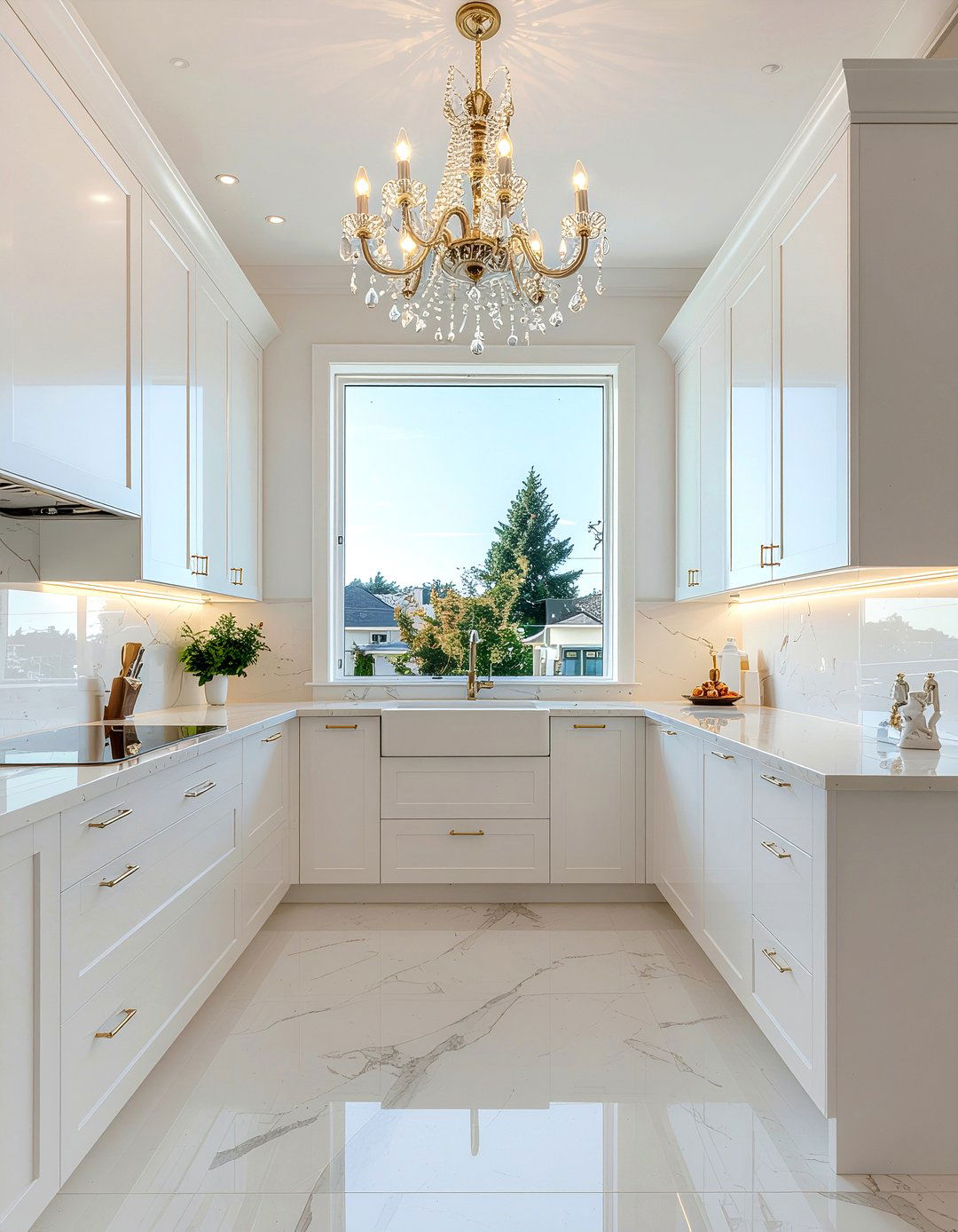 All White Luxury Kitchen - 30 grand kitchen ideas