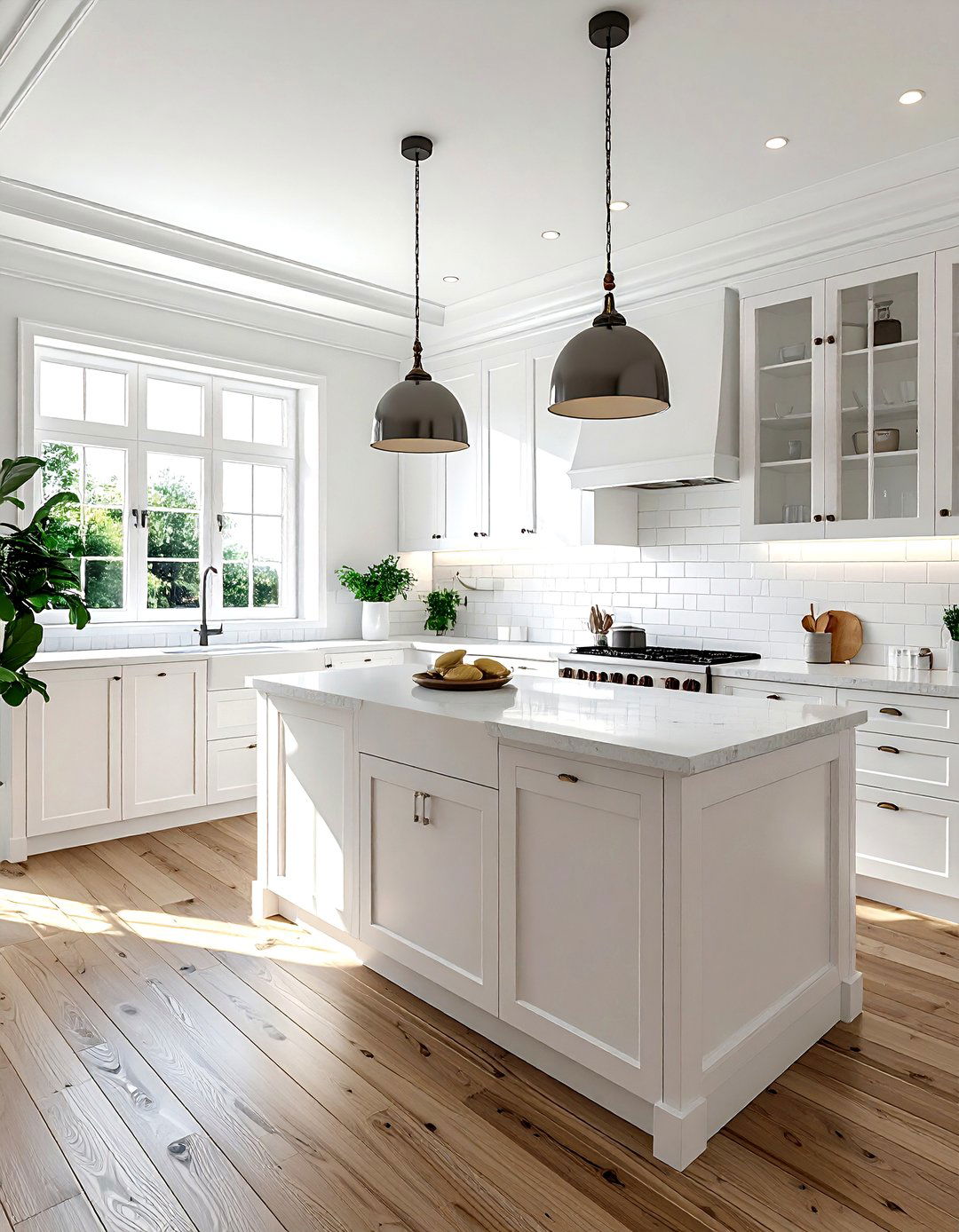 All white kitchen - 30 Scandinavian kitchen ideas