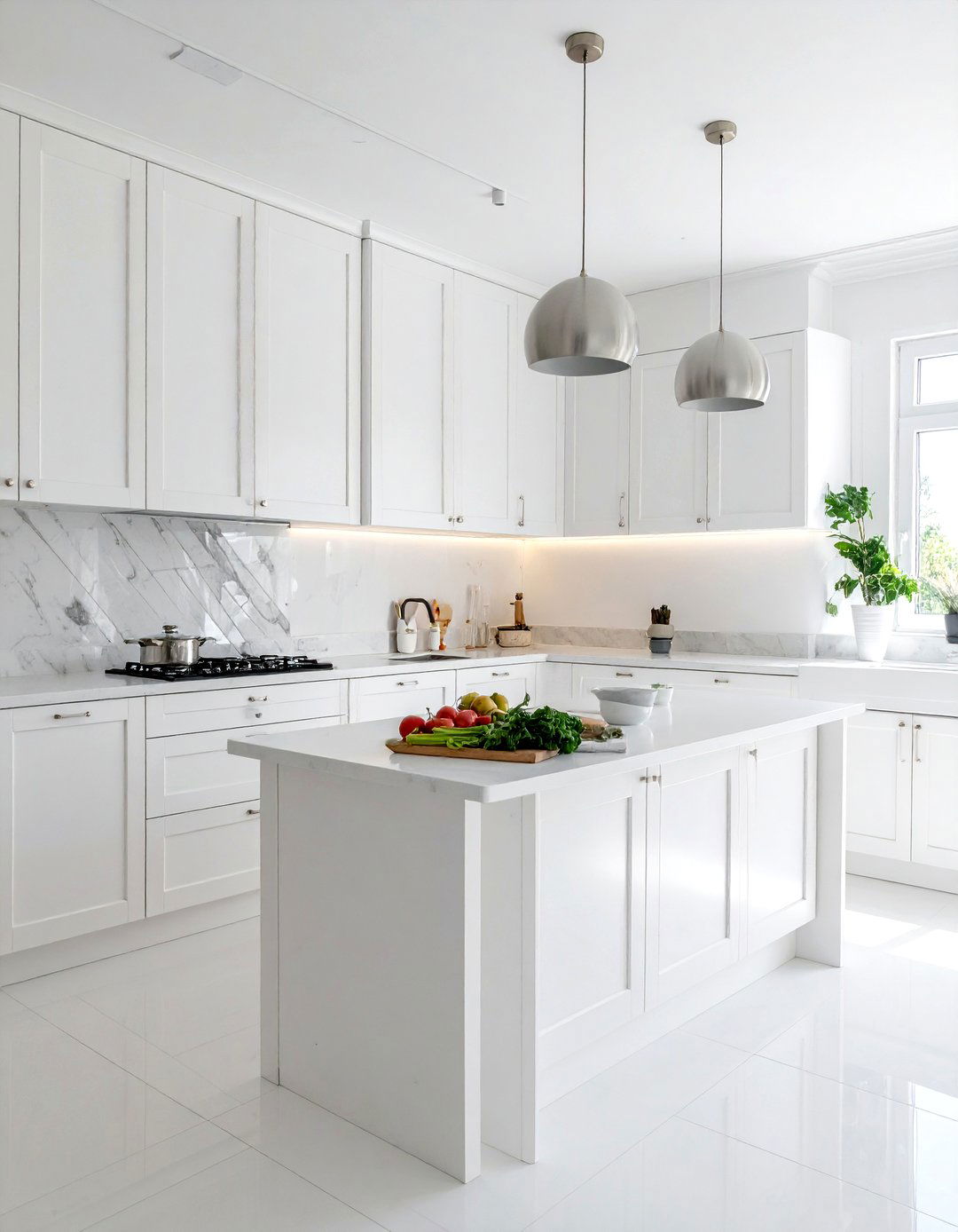 All white kitchen aesthetic - 30 white kitchen cabinet ideas
