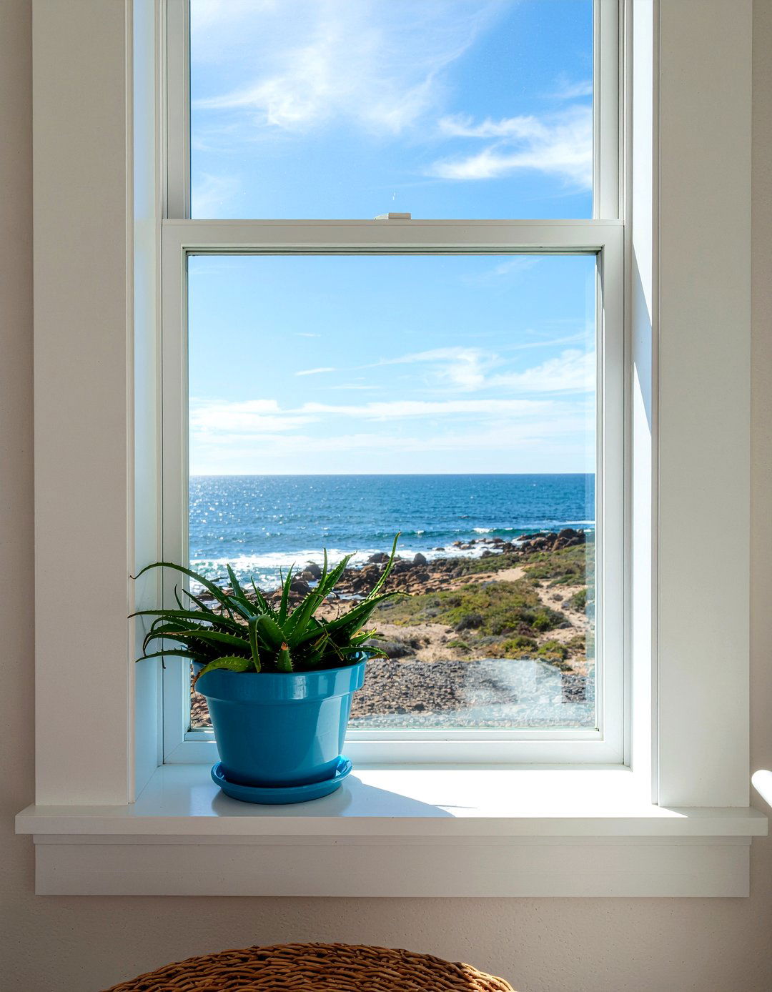 Aloe Vera Window Sill - 30 bathroom plant ideas