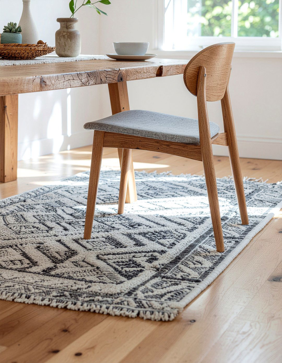 Alpaca Wool Rug - 30 Peruvian dining room ideas