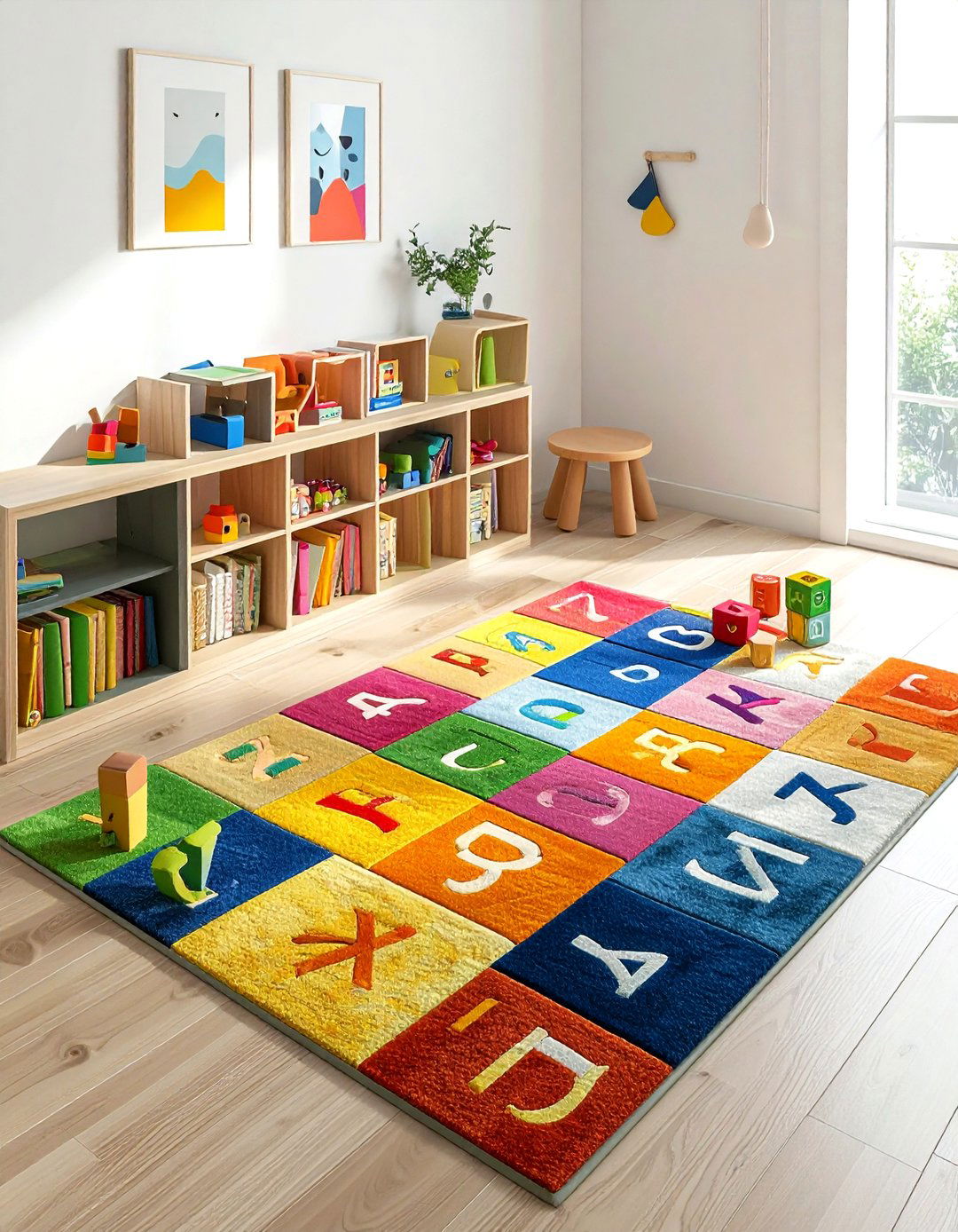 Alphabet Nursery Rug - 30 nursery rug ideas