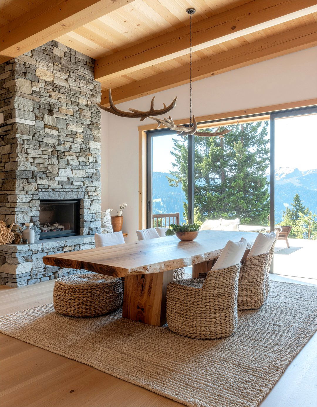 Alpine Lodge Dining Room - 30 European inspired dining room ideas