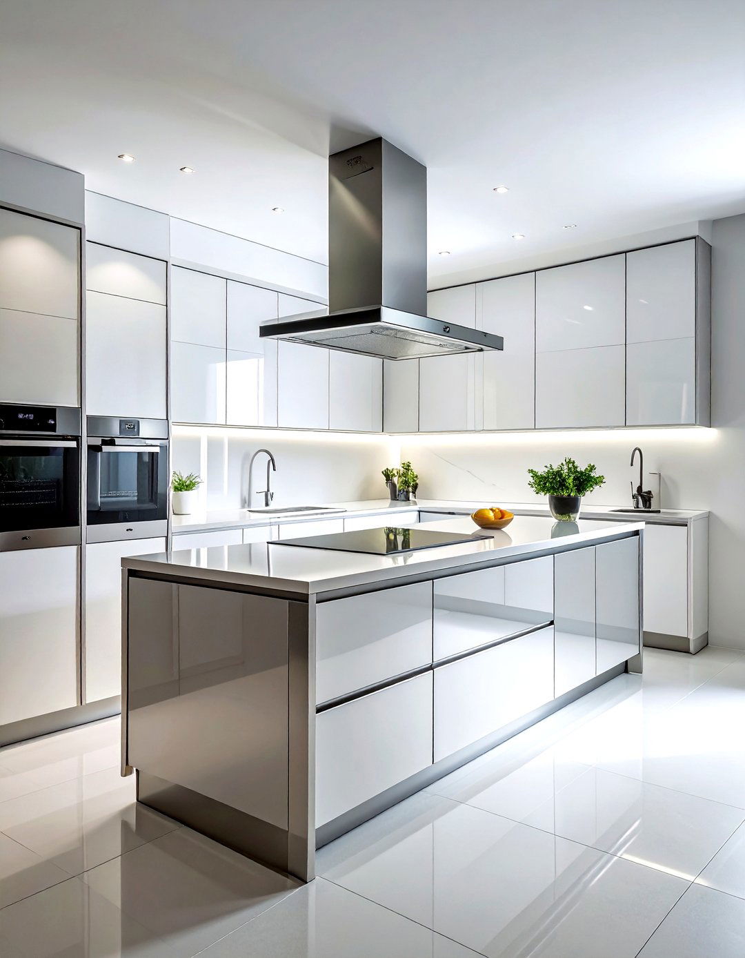 Aluminum Frame Glass Cabinets - 30 kitchen glass door ideas