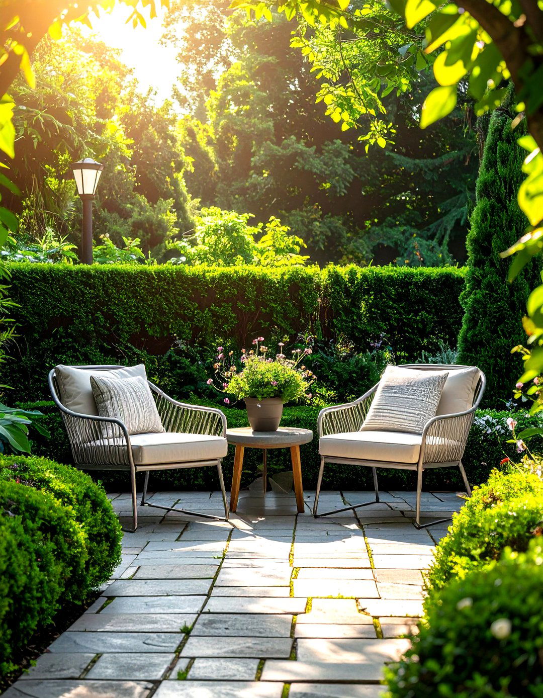 Aluminum Garden Chair - 30 metal accent ideas