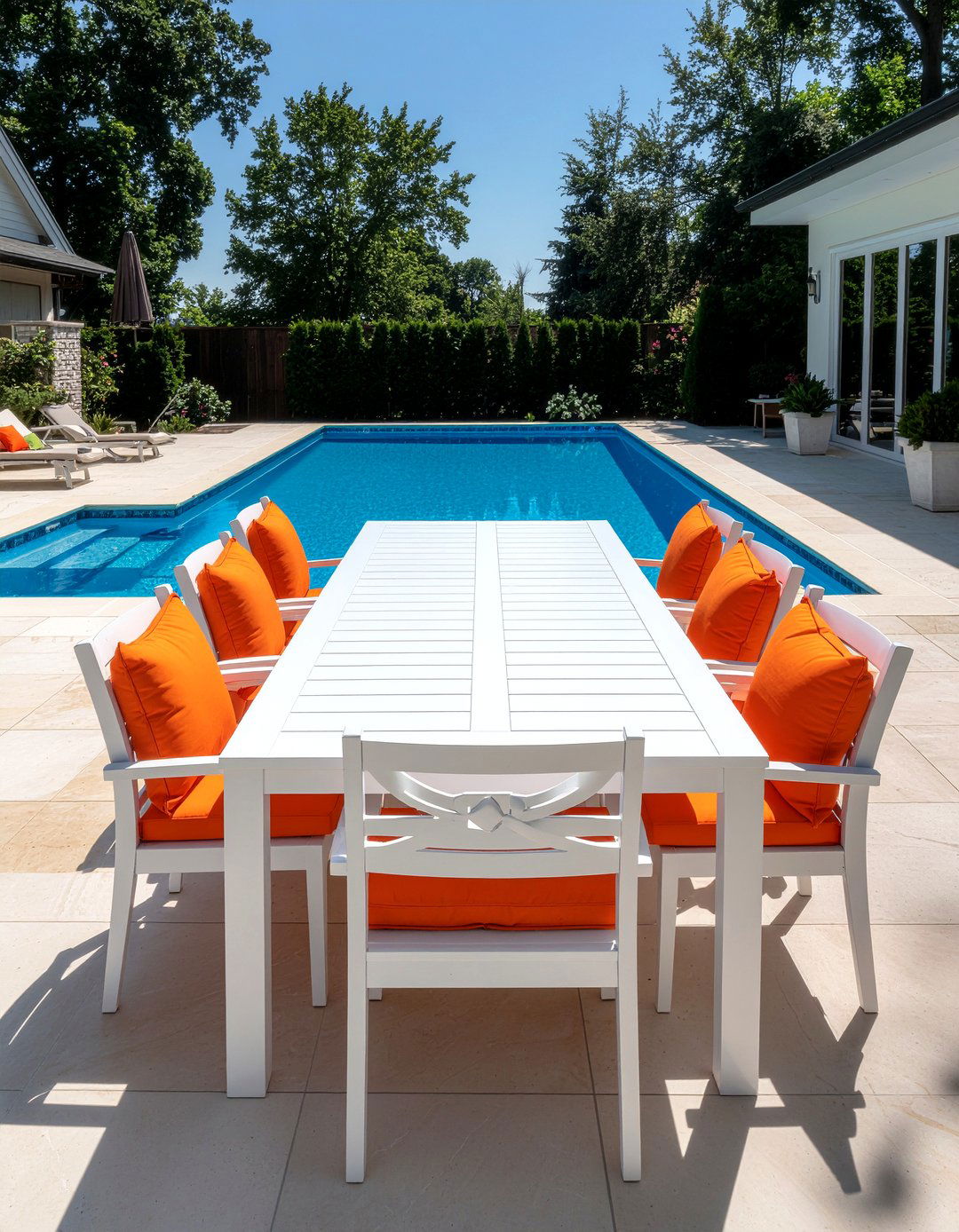 Aluminum dining set - 30 outdoor dining table ideas