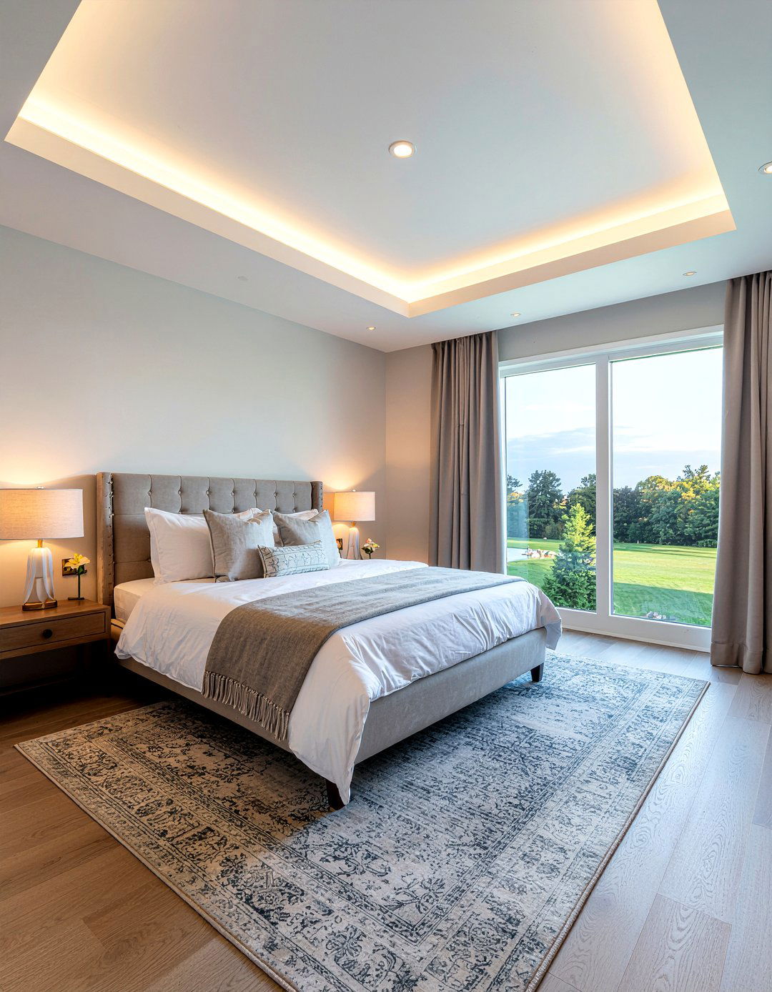 Ambient Cove Lighting - 30 grand bedroom ideas