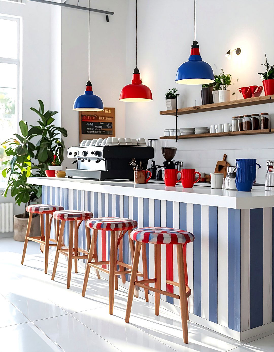 Americana coffee bar - 30 patriotic decor ideas