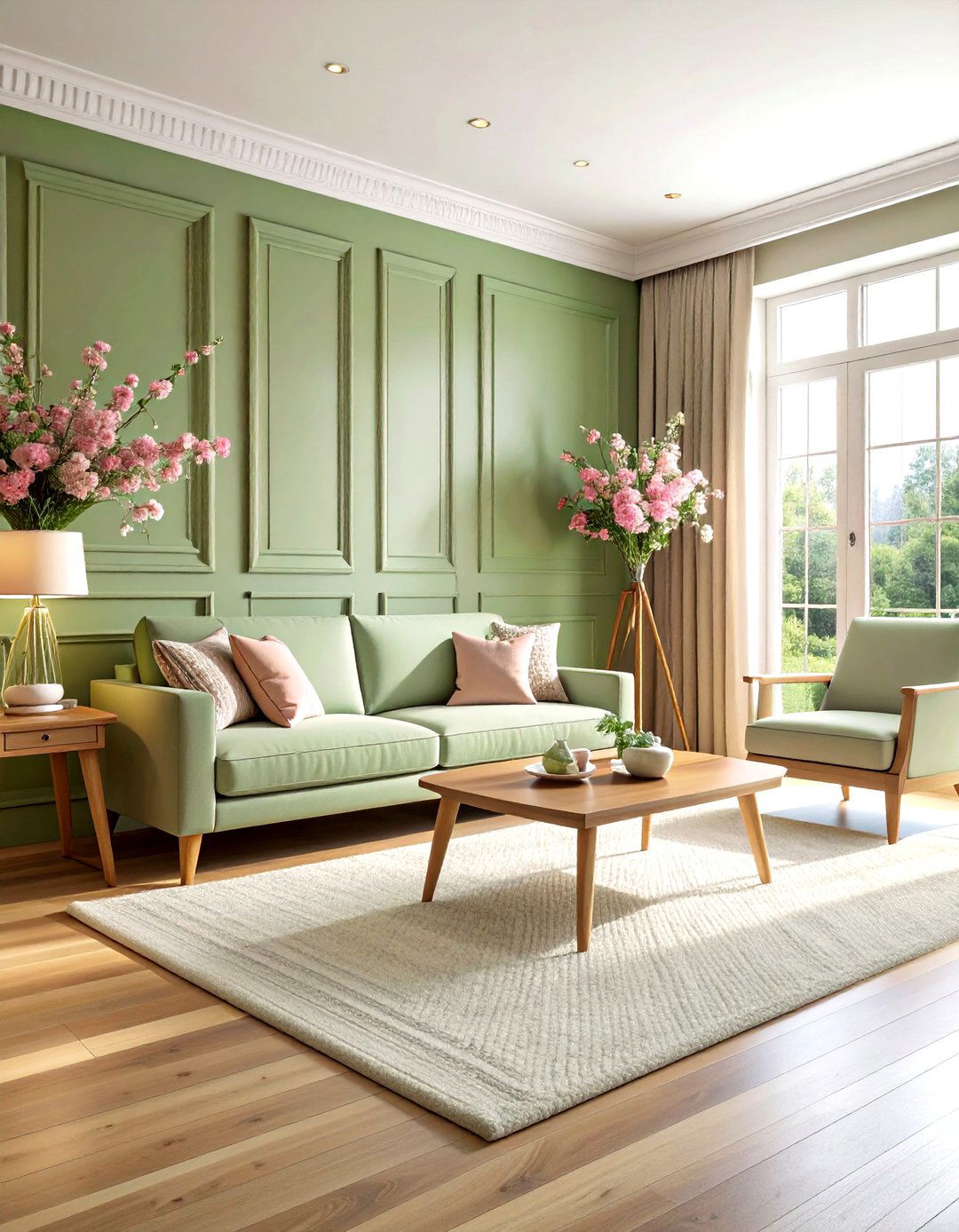 Amethyst living room walls - 30 living room purple walls