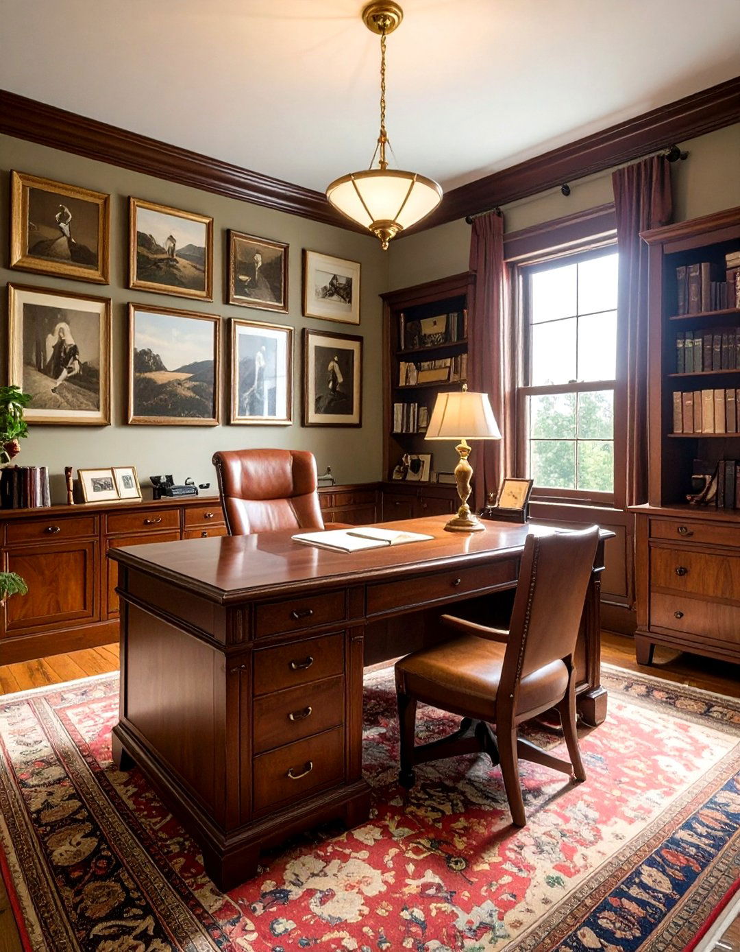 Ancestry Inspired Home Office - 30 meaningful decor ideas