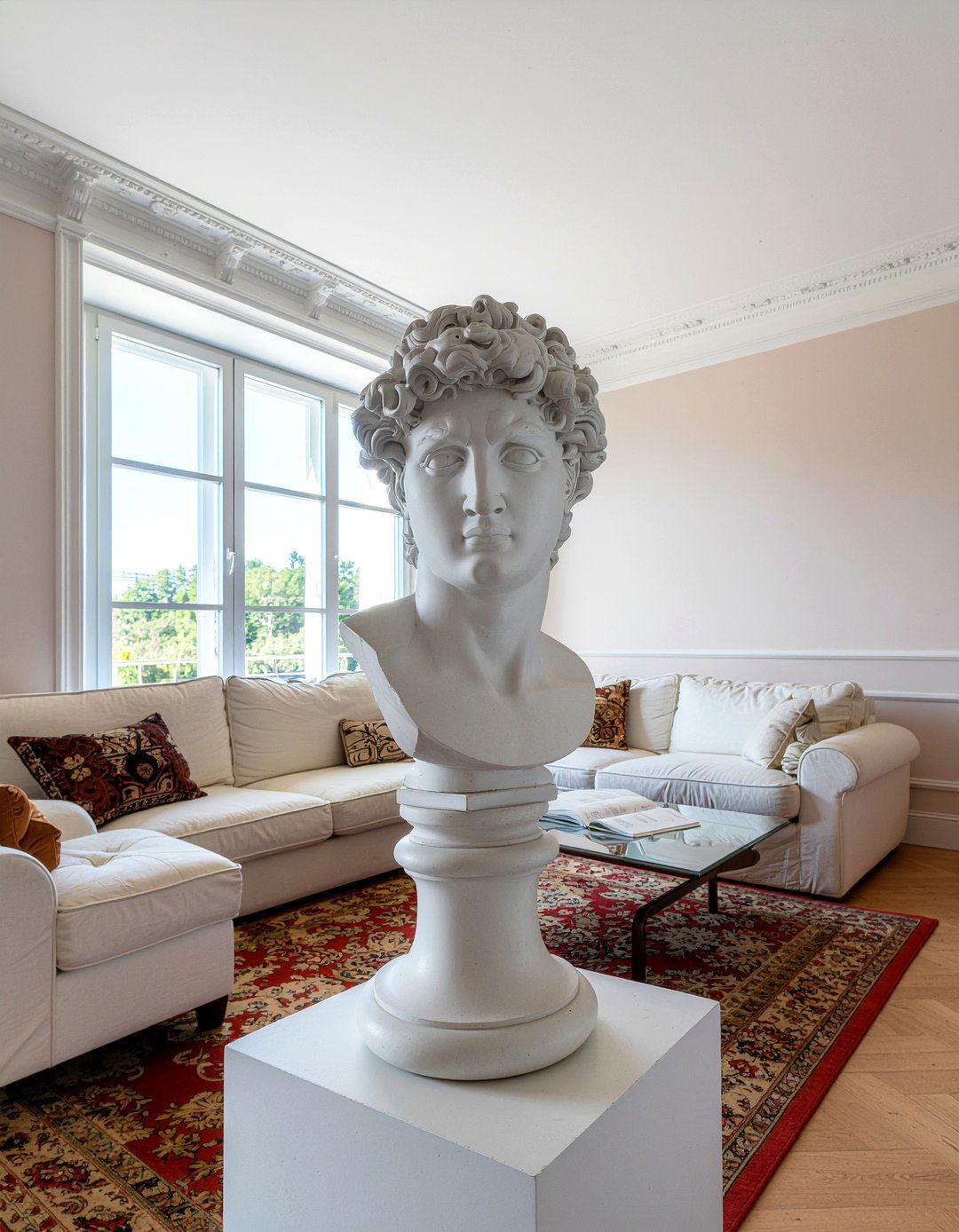 Ancient Greek Statue - 30 Greek living room ideas