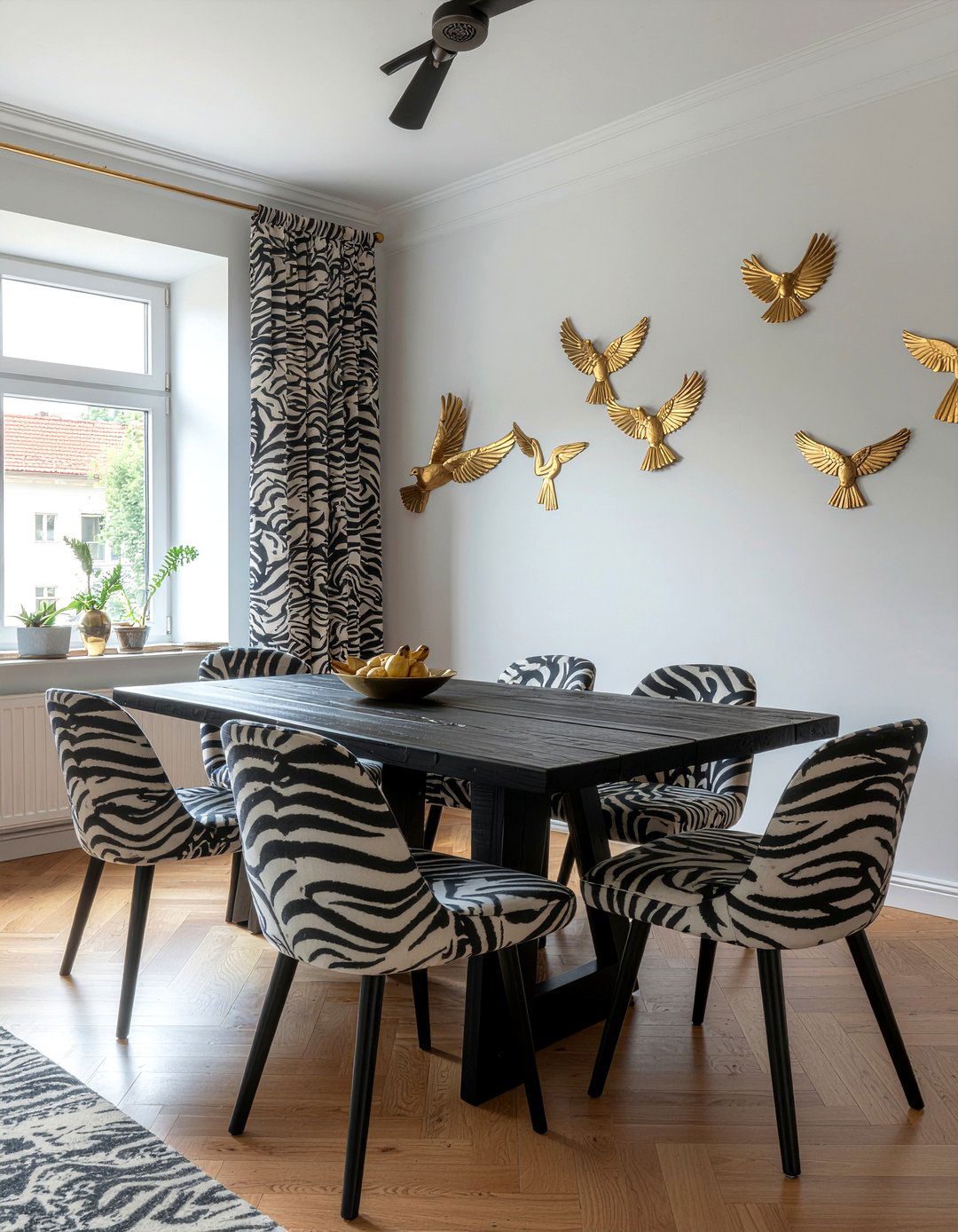 Animal Print Dining Room - 30 jungle dining room ideas