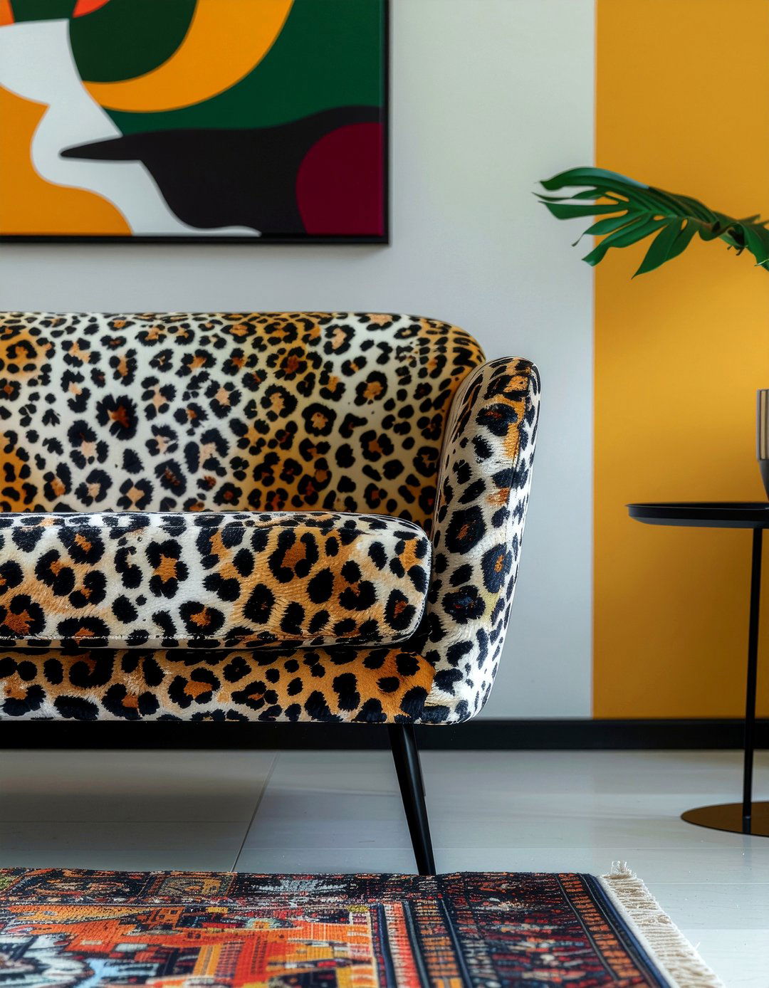 Animal Print Sofa - 30 living room upholstered sofa ideas