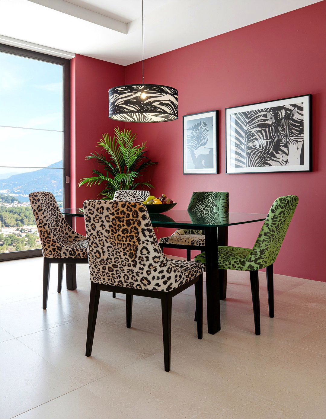 Animal Print Upholstery - 30 maximalist dining room ideas