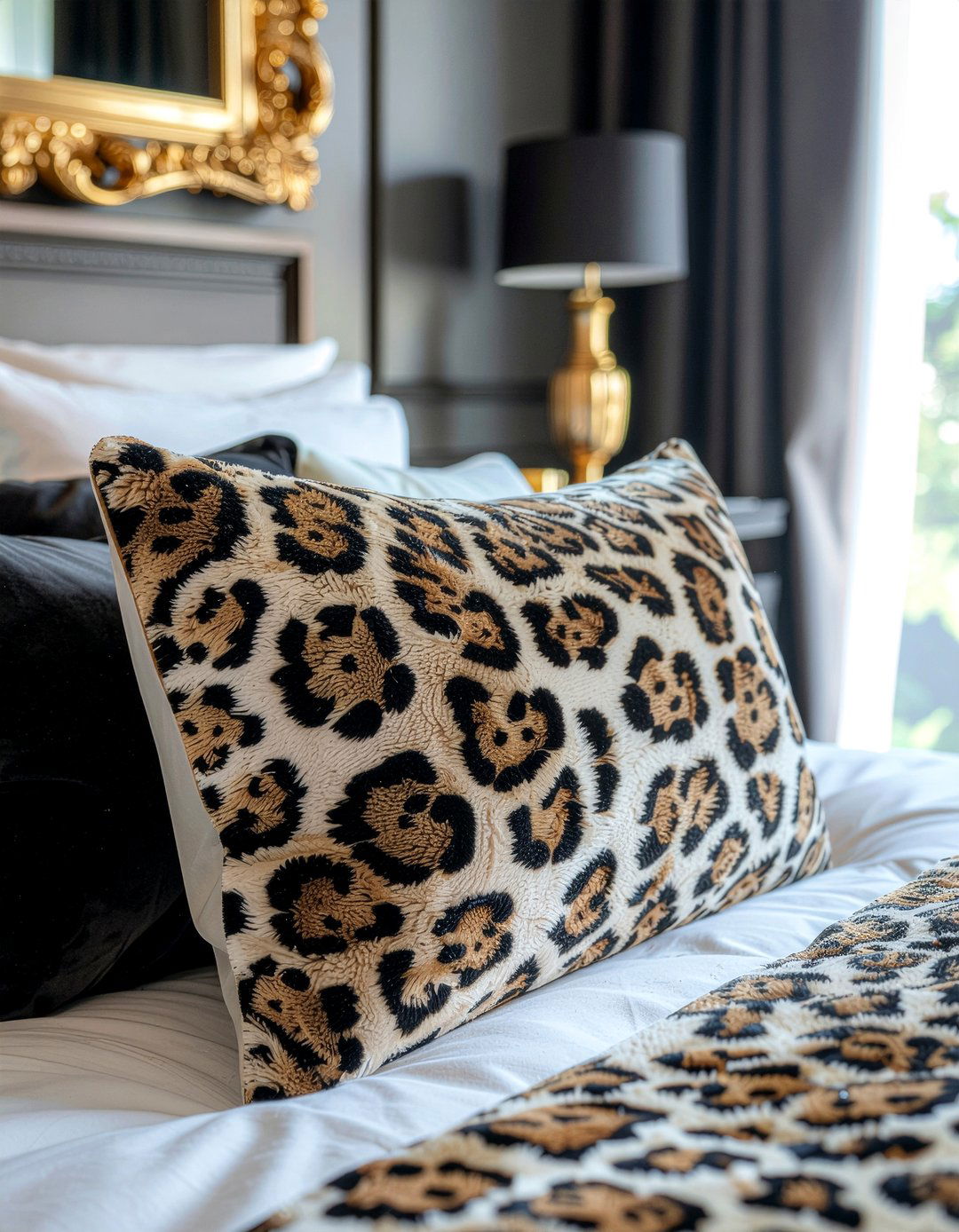 Animal print pillow - 30 bedroom decorative pillows