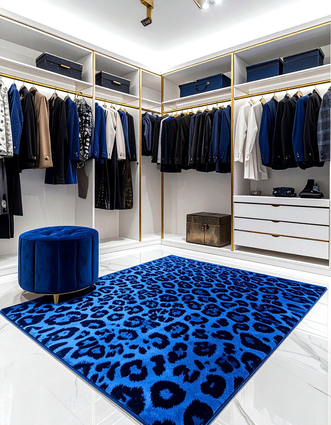 Animal print rug - 30 colorful rug ideas
