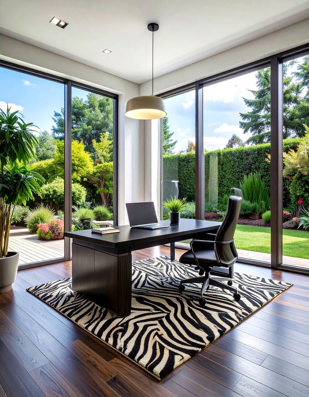 Animal print rug - 30 jungle decor ideas
