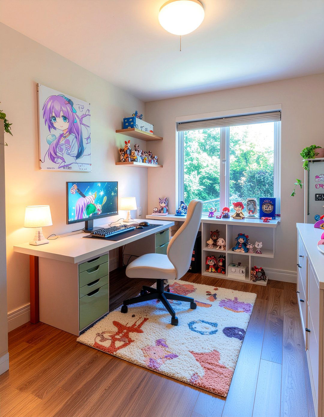 Anime Themed Setup - 30 video game bedroom ideas