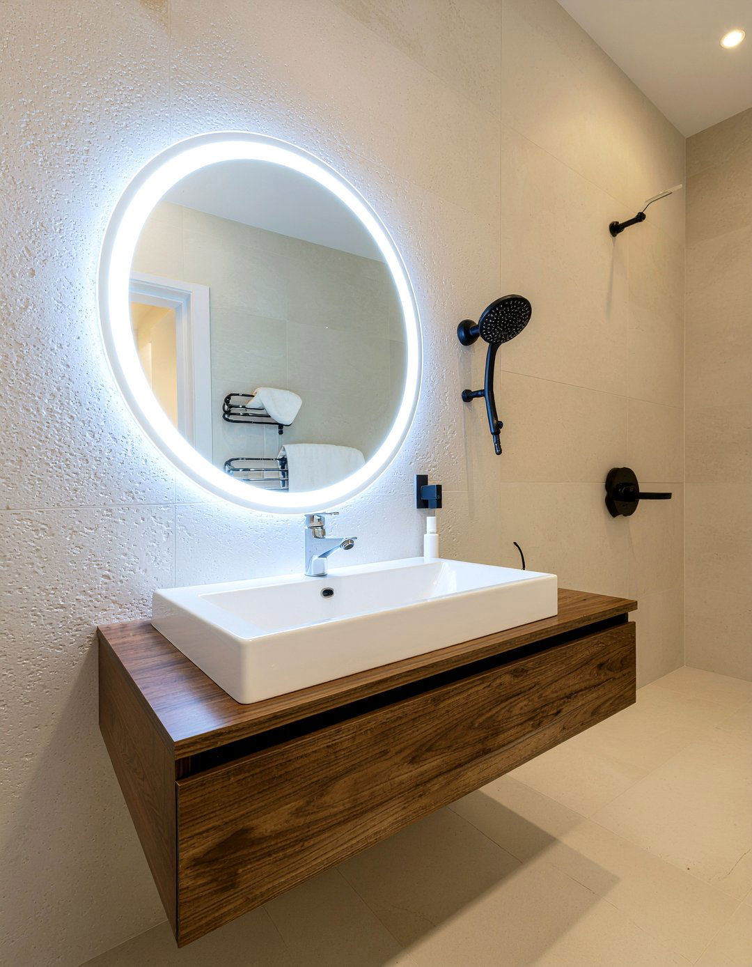 Anti Fog Bathroom Mirror - 30 lighted mirror bathroom ideas
