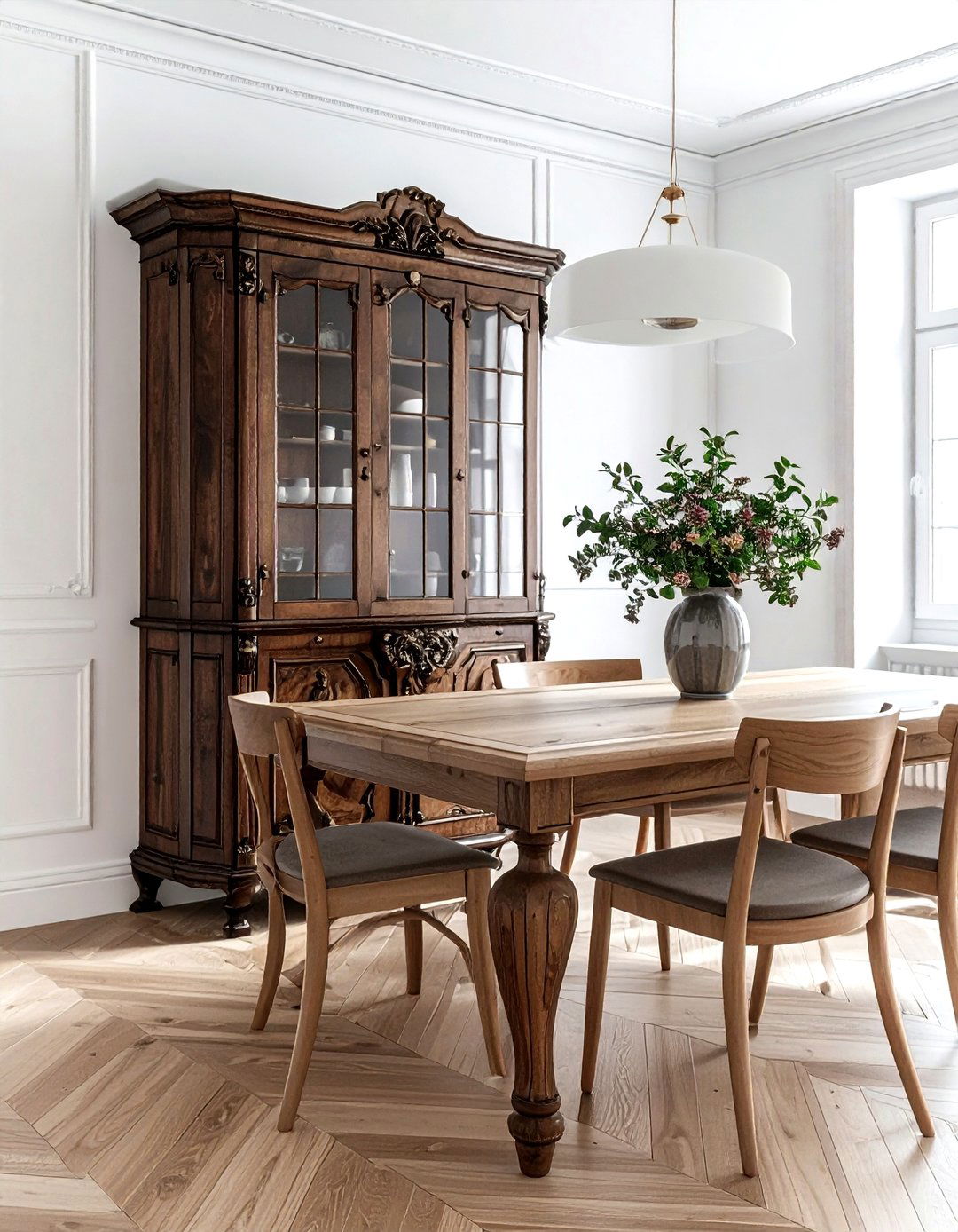 Antique Belgian cabinet - 30 Belgian dining room ideas