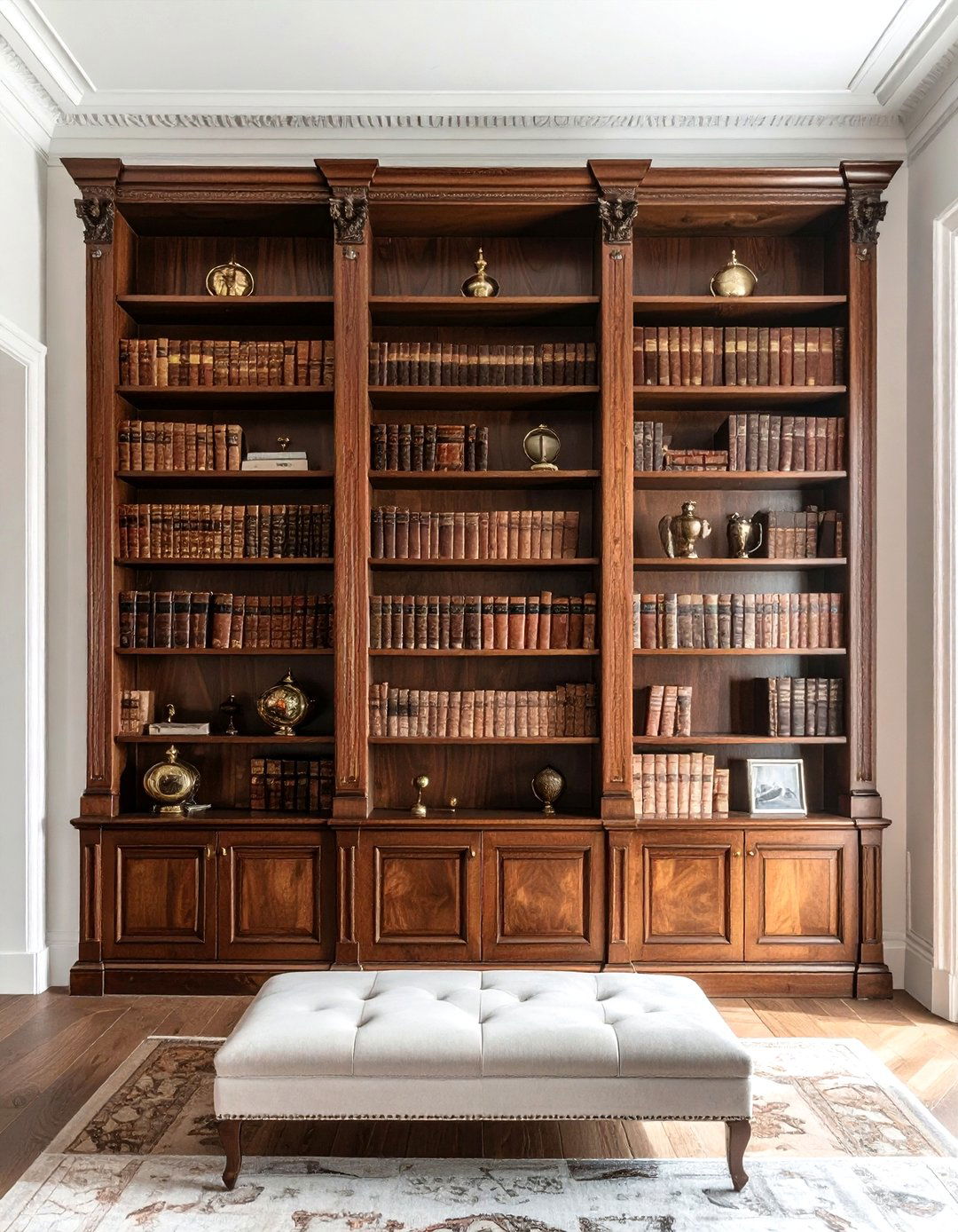 Antique Bookshelf Styling - 30 antique decor ideas