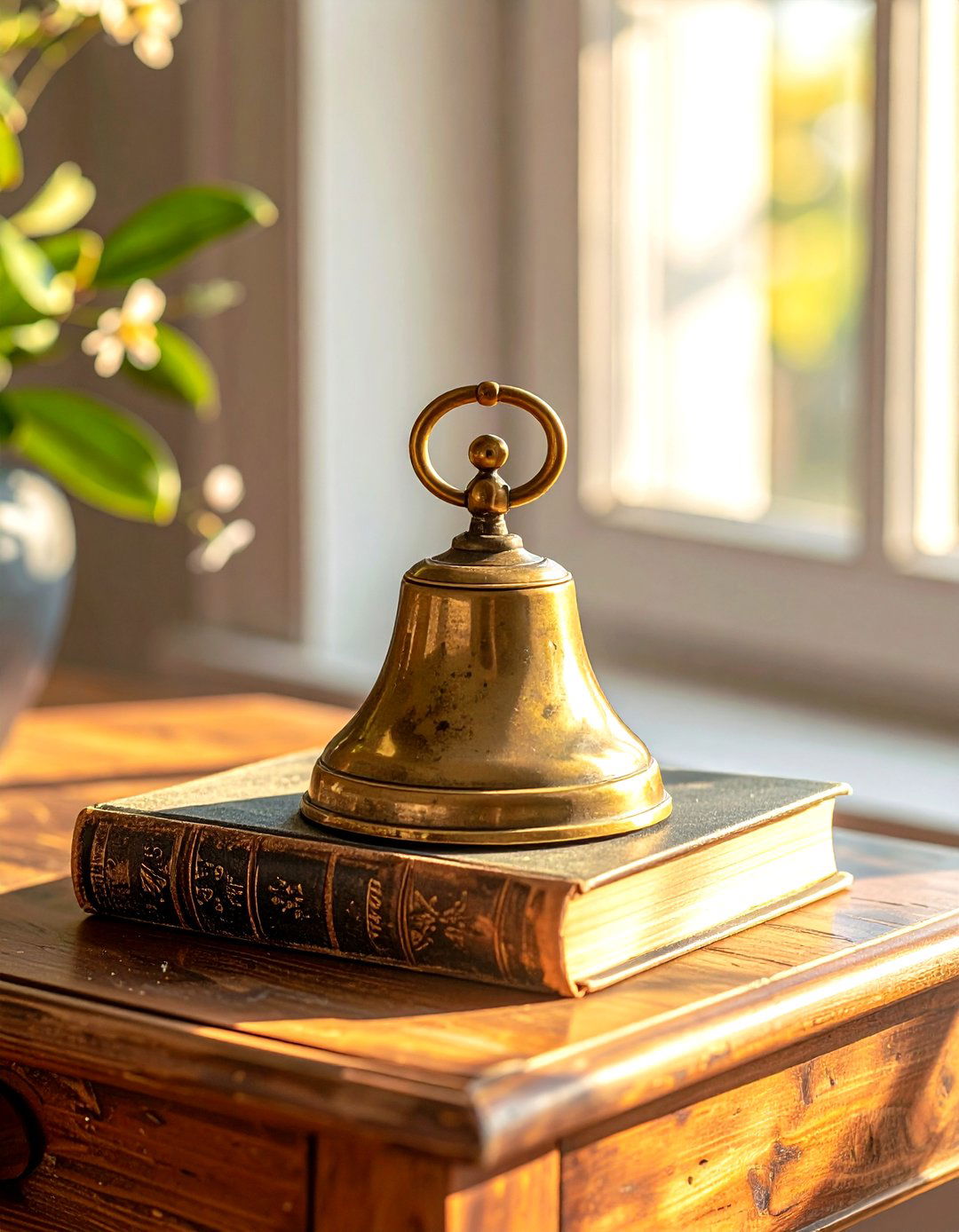 Antique Brass Bell - 30 vintage finds decor ideas
