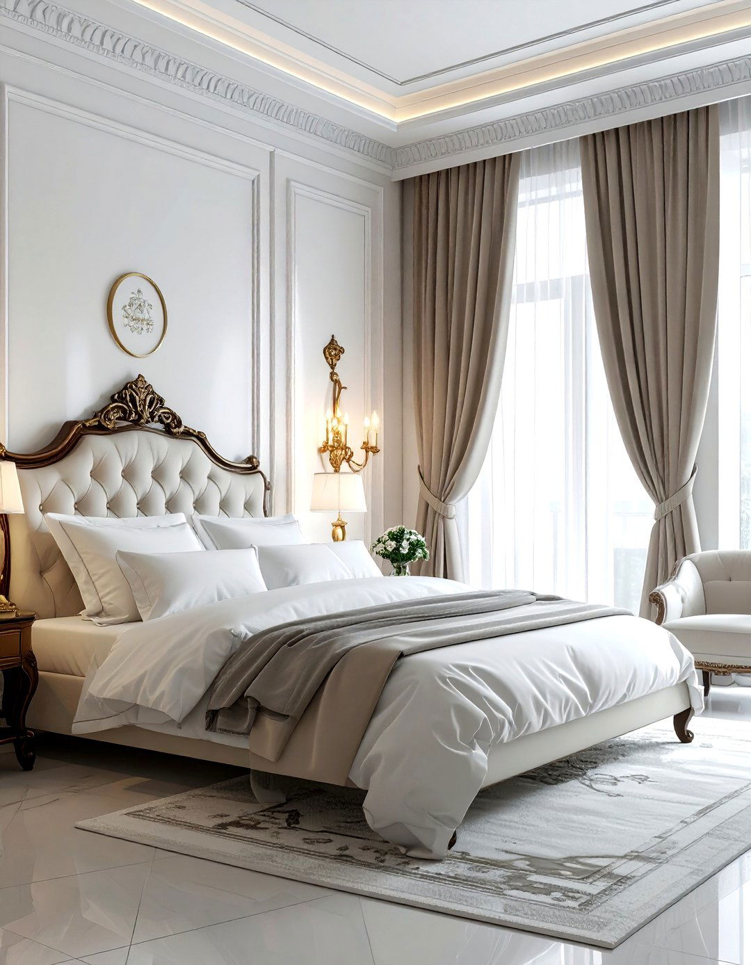 Antique Brass Candle Sconce - 30 bedroom sconce ideas