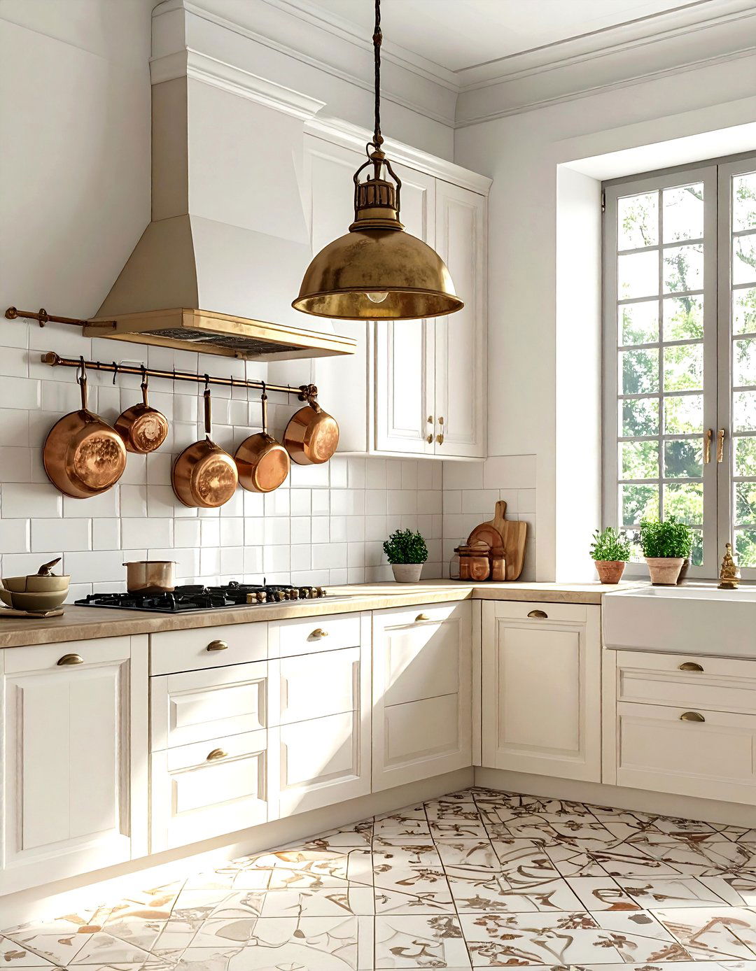 Antique Brass Ceiling Light - 30 flush mount kitchen light ideas