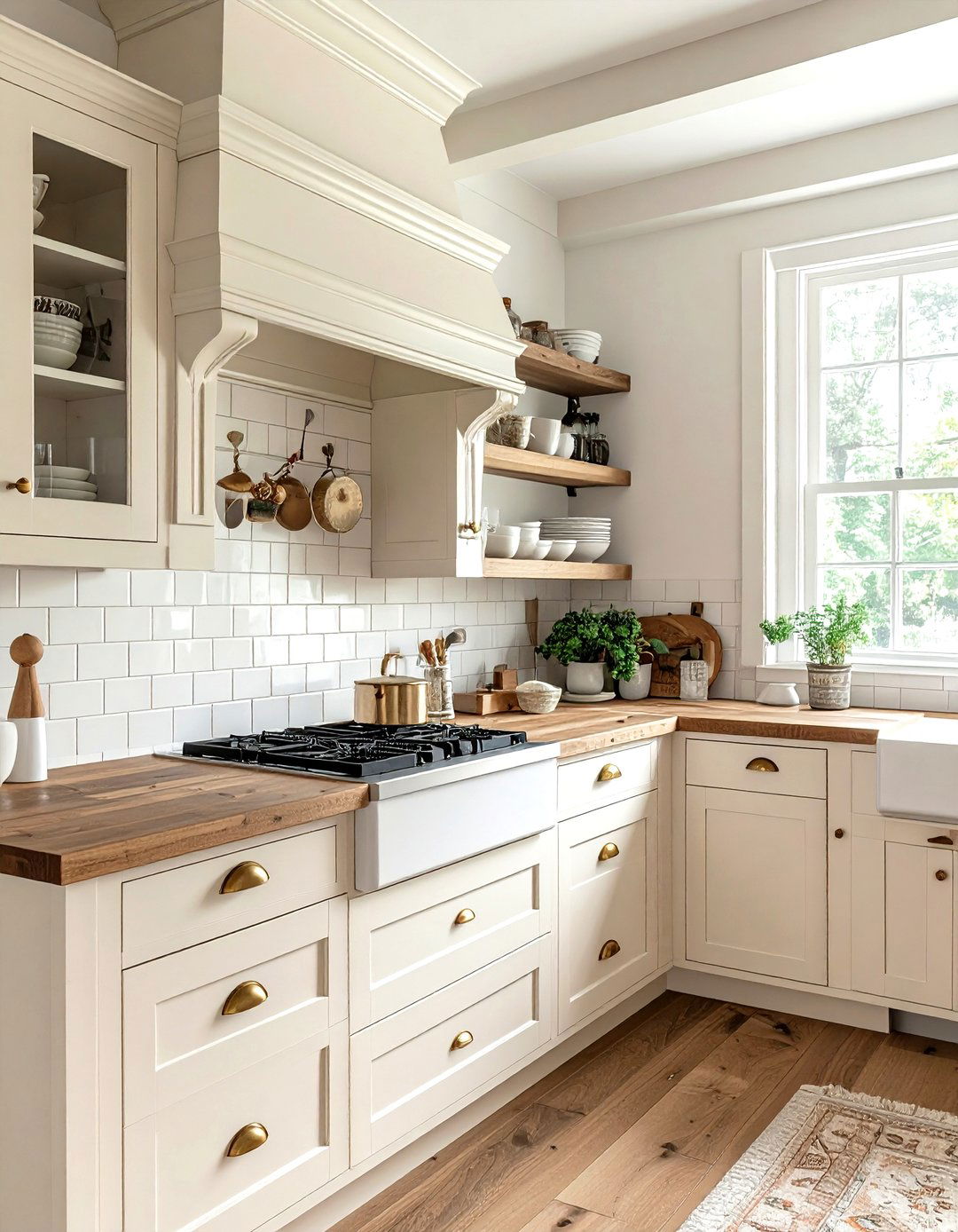 Antique Brass Knobs - 30 kitchen cabinet hardware ideas