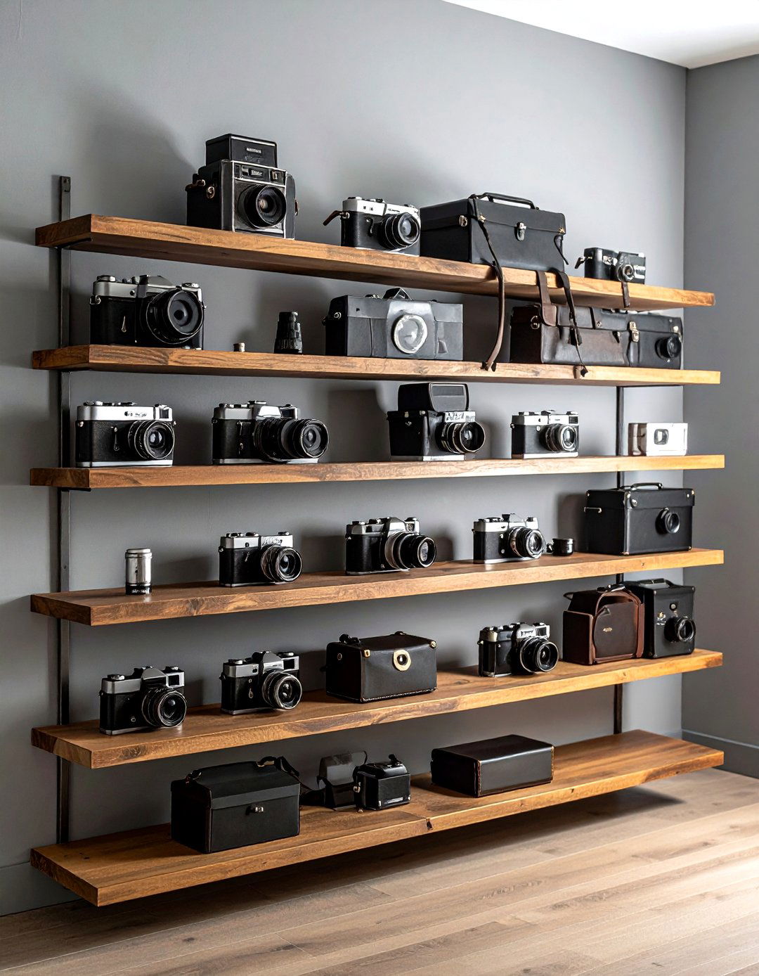 Antique Camera Display - 30 vintage collection display ideas