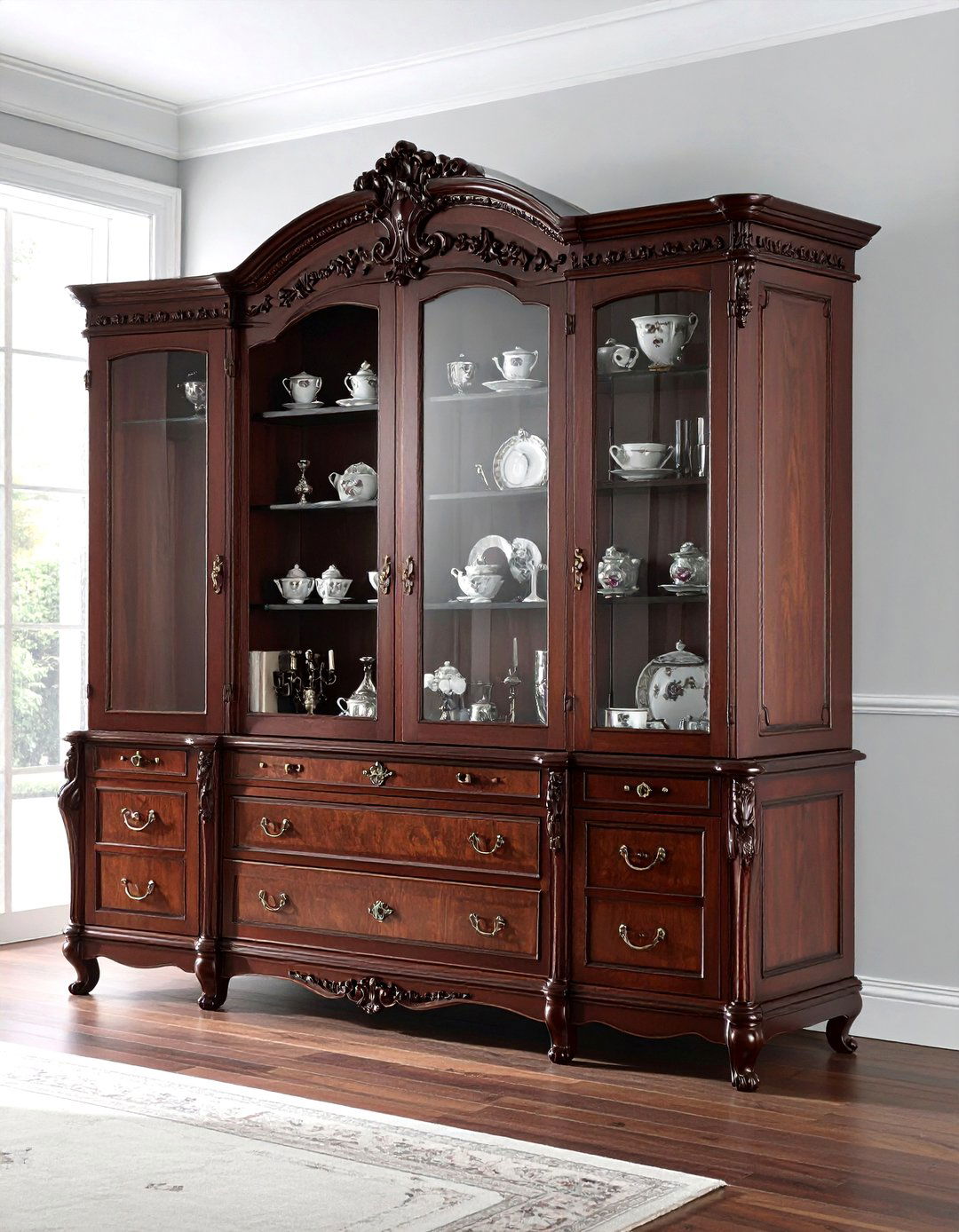 Antique China Cabinet - 30 kitchen hutch ideas
