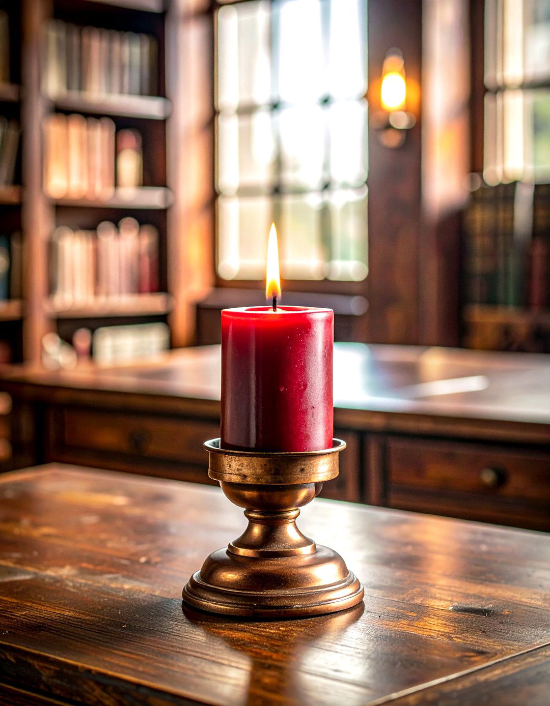 Antique Copper Taper Holder - 30 living room candle holders