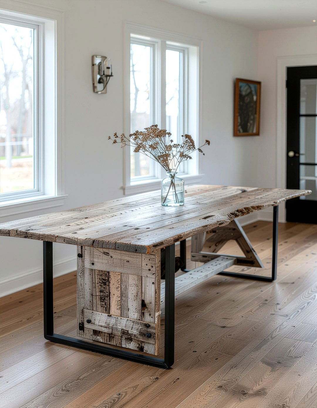 Antique Door Table - 30 flea market decor ideas