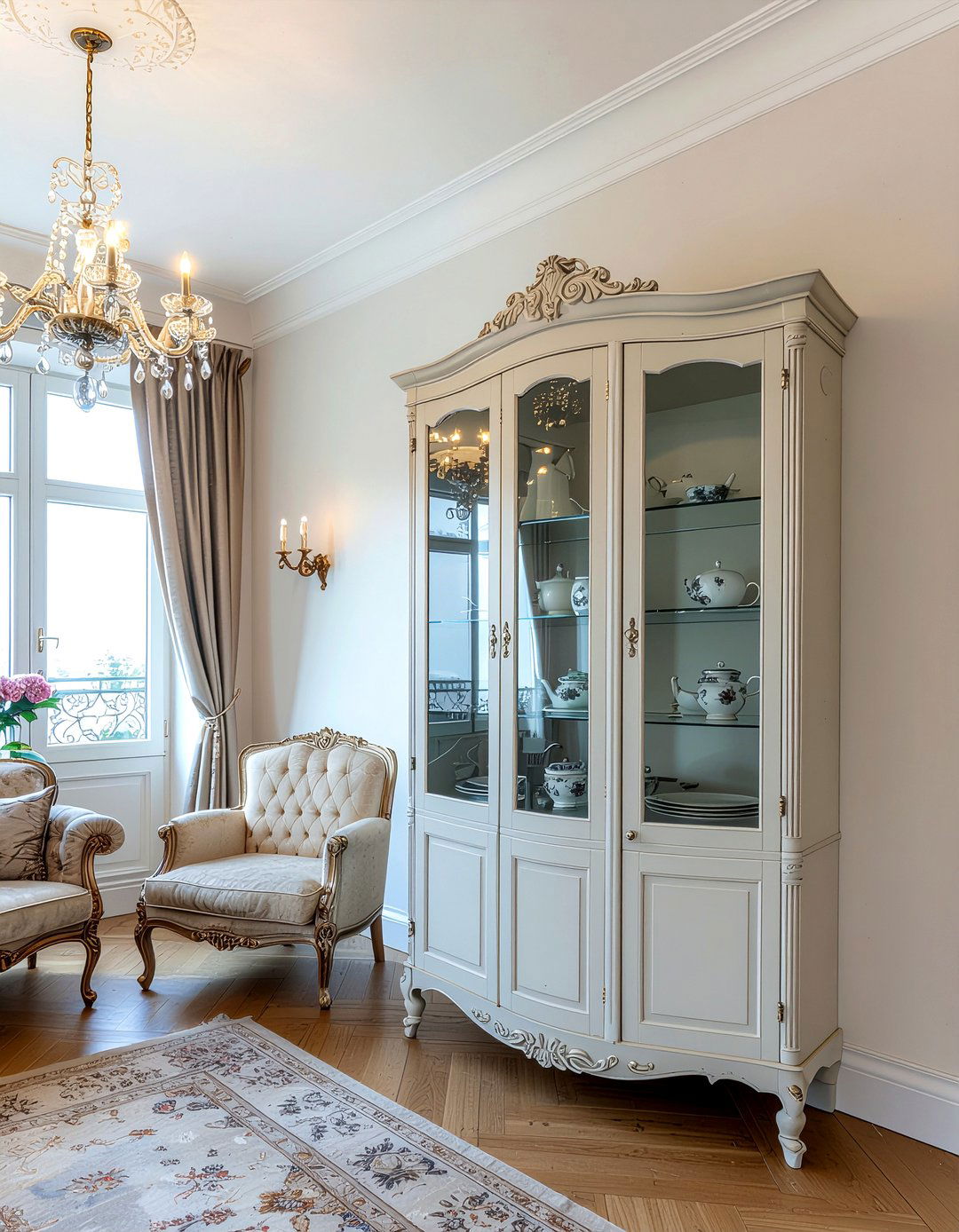 Antique French China Cabinet - 30 living room china cabinet ideas