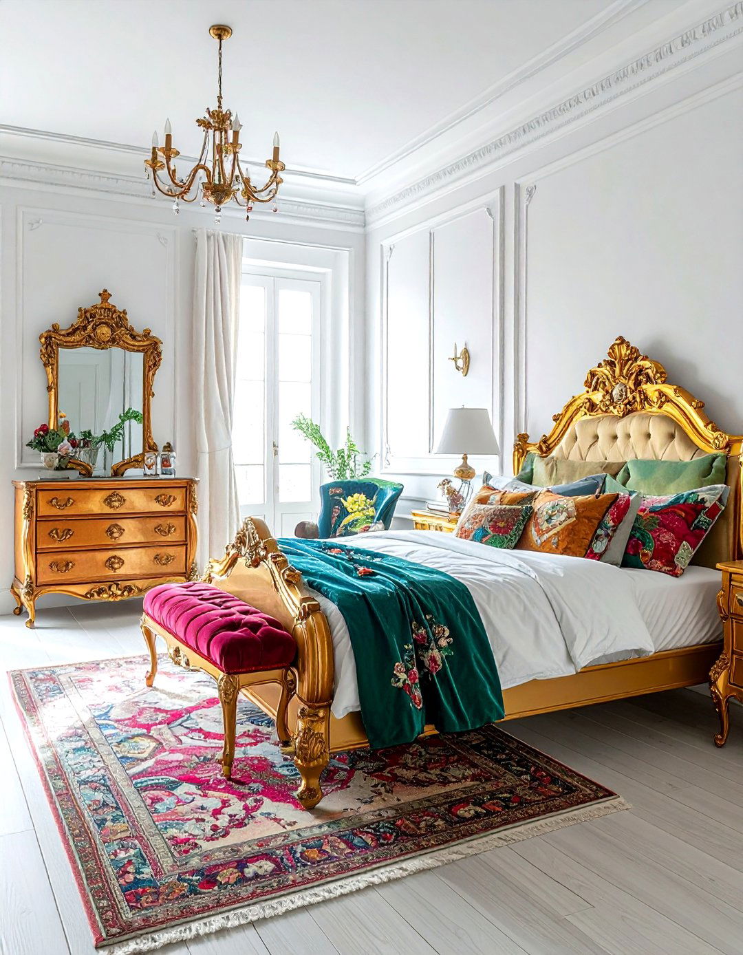 Antique Furniture Mix Bedroom - 30 maximalist bedroom ideas