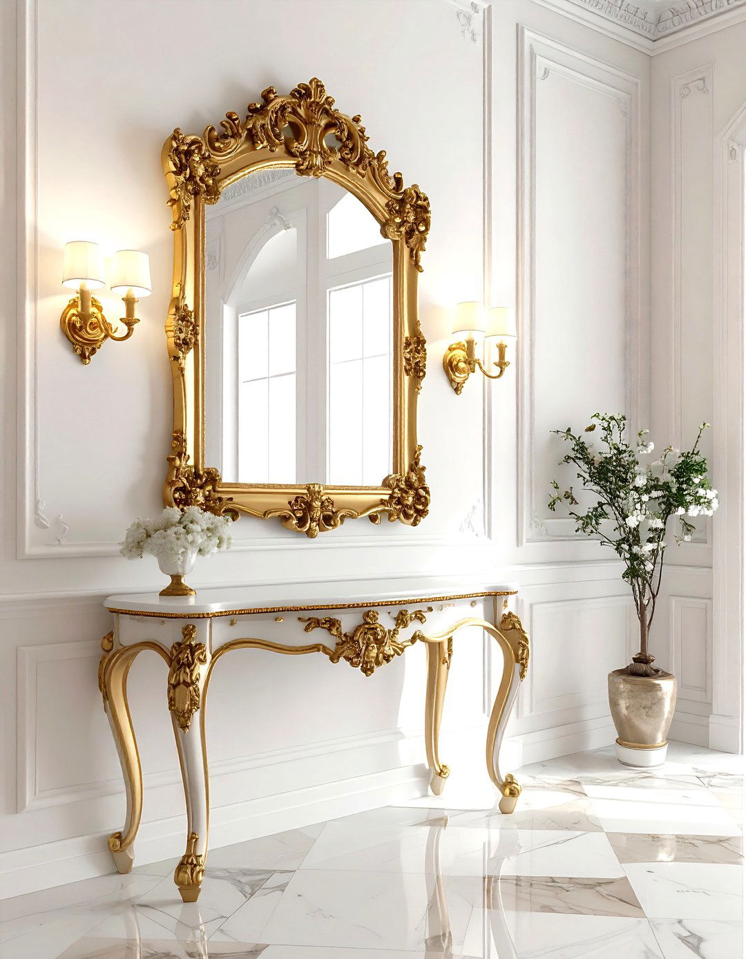 Antique Gilt Mirror - 30 decorative mirror ideas