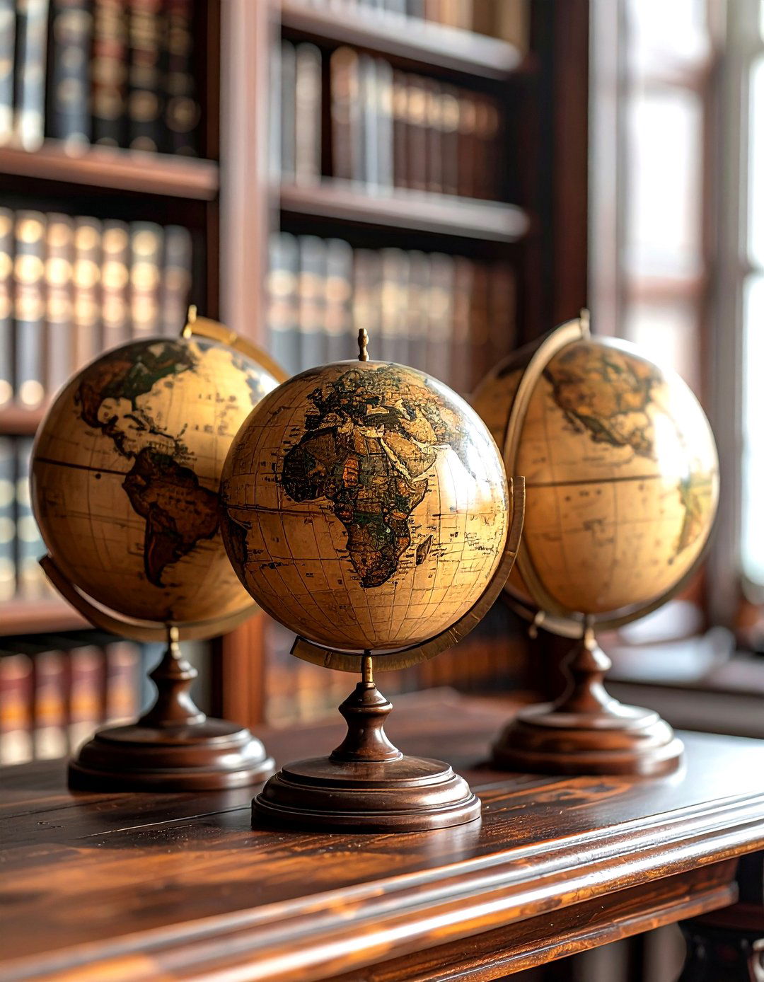 Antique Globe Collection - 30 collected travel decor ideas