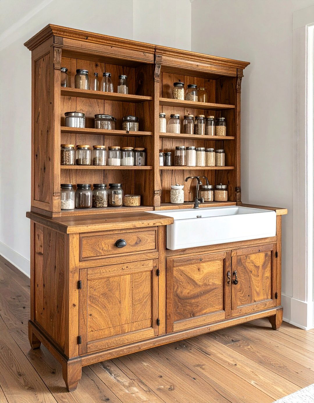 Antique Hoosier Cabinet - 30 vintage kitchen ideas