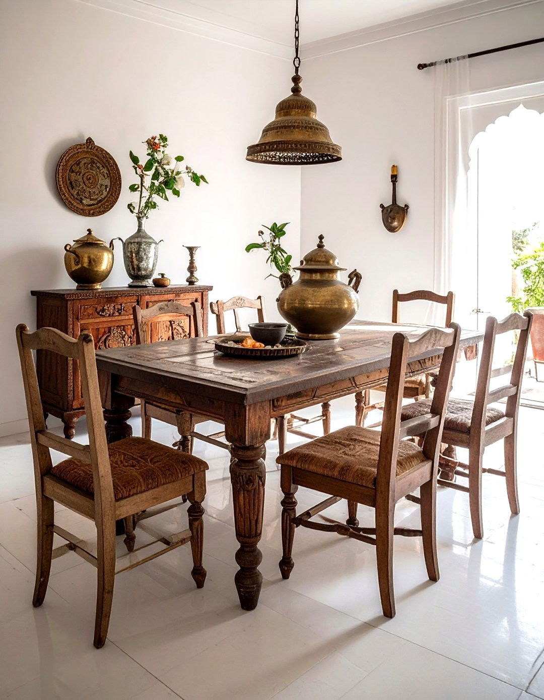 Antique Indian Dining Furniture - 30 Indian dining room ideas