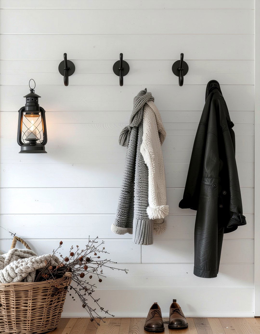 Antique Iron Hook - 30 entryway hook ideas