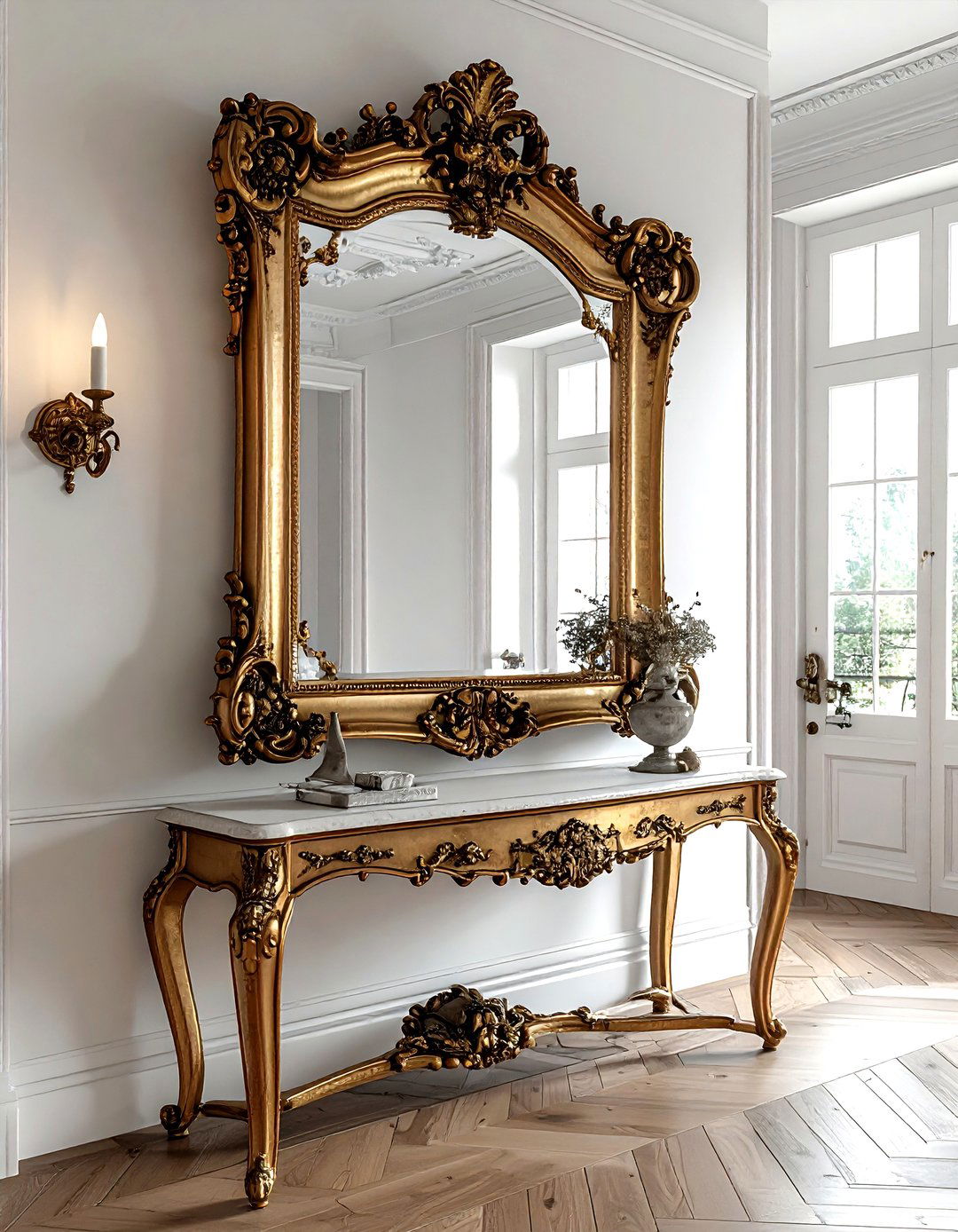 Antique Mirror - 30 one-of-a-kind decor ideas