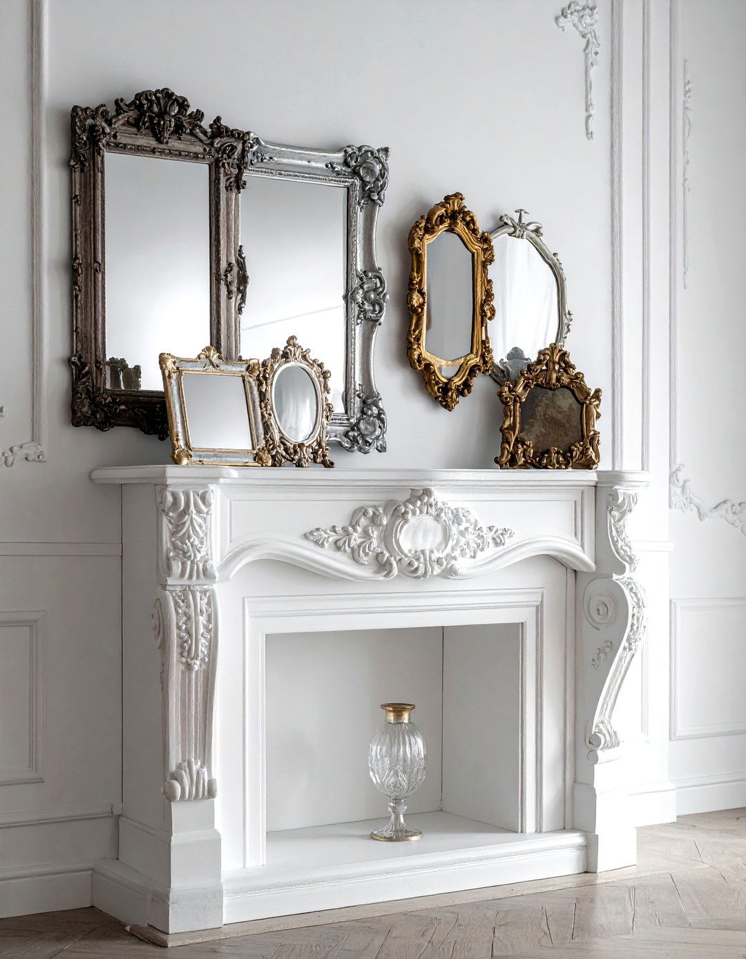 Antique Mirror Gallery - 30 mantel arrangement ideas