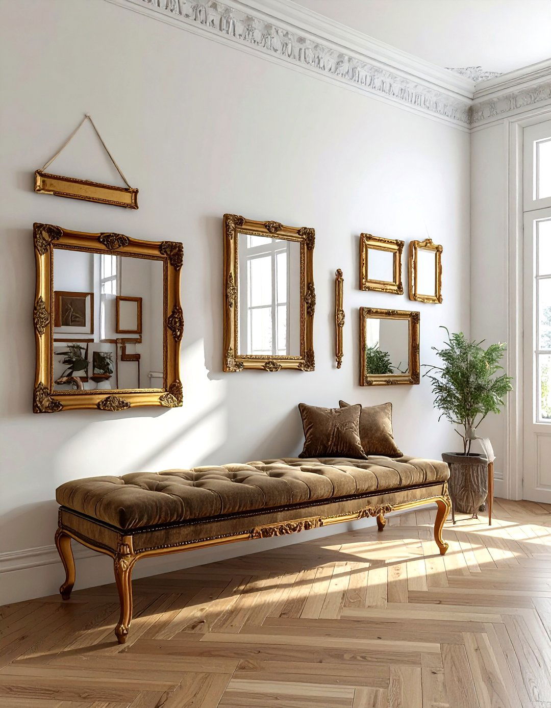 Antique Mirror Wall Decor - 30 old house decor ideas