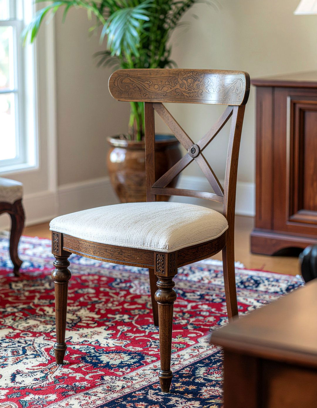 Antique Oak Dining Chair - 30 cross back dining chair ideas