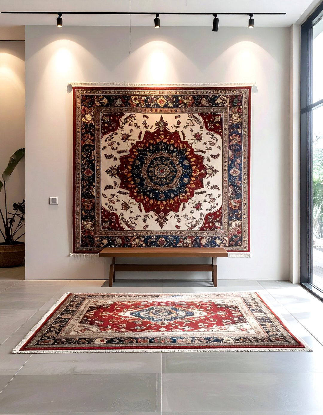 Antique Oriental Rug Wall Hanging - 30 oriental rug ideas