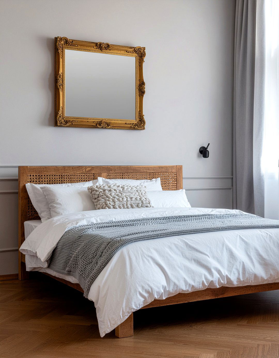 Antique Ornate Mirror - 30 bedroom mirror ideas